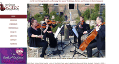 Desktop Screenshot of newcastlestringquartet.com