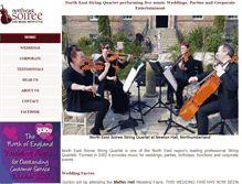 Tablet Screenshot of newcastlestringquartet.com